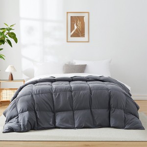 Peace Nest White Goose Down Comforter Duvet Insert Soft 360 Thread Count Fabric - 1 of 4