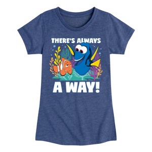 Girls' - Disney - There's Always A Way Fitted Short Sleeve Graphic T-Shirt - 1 of 4