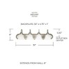 Capital Lighting Arthur 4 - Light Vanity in  Matte Nickel - 2 of 2
