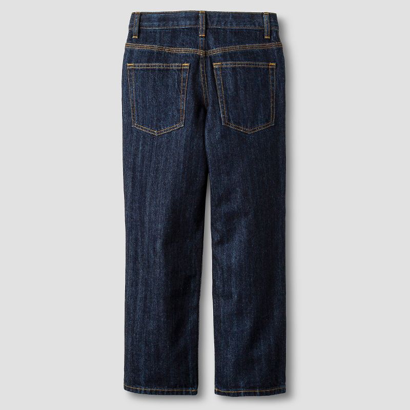 Boys' Relaxed Straight Fit Jeans - Cat & Jack™, 2 of 6