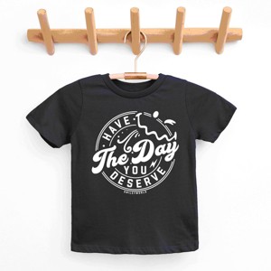 The Juniper Shop SmileyWorld Have The Day You Deserve Circle Youth Short Sleeve Tee - 1 of 4