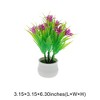 Unique Bargains Artificial Plants Style Narcissus Plastic 3.15"x3.15"x6.30" 1 Pcs - 3 of 4