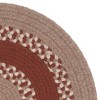 Colonial Mills Corsair Banded Round Braided Rug, Natural 4x4, Round Shape - 2 of 4