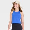 Girls' Strappy Crop Tank Top - All In Motion™ - 3 of 3