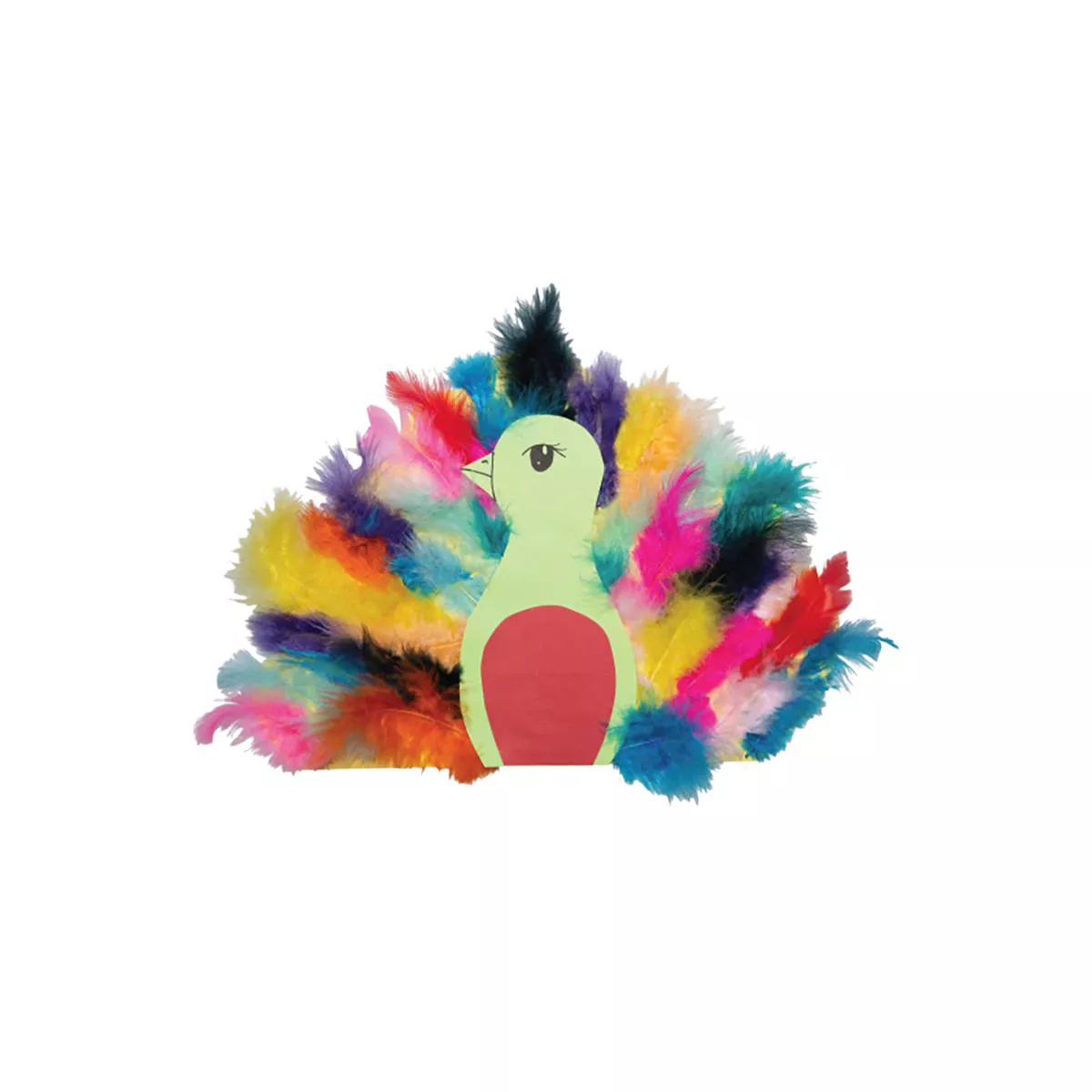 School Smart Marabou Feathers, 9-1/2 Ounces, Assorted Colors, Pack of 3000