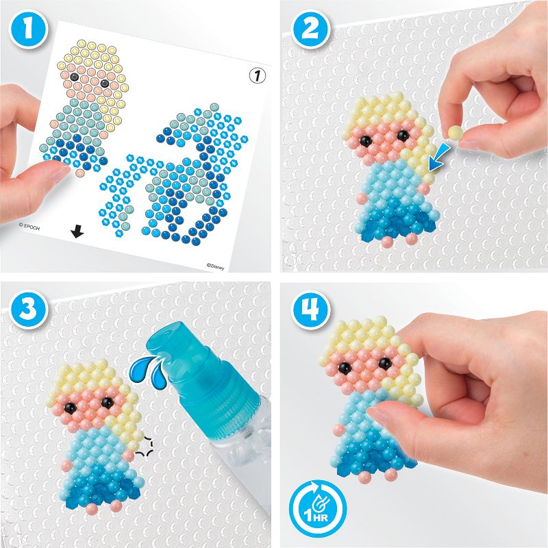 Aquabeads Disney Frozen 2 Character Set, Complete Arts & Crafts Bead Kit for Children - over 800 beads to create Anna, Elsa, Olaf and more, 4 of 6