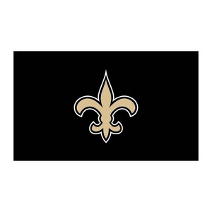 Full Color PVC Mat, 16" x 28", New Orleans Saints - 1 of 4