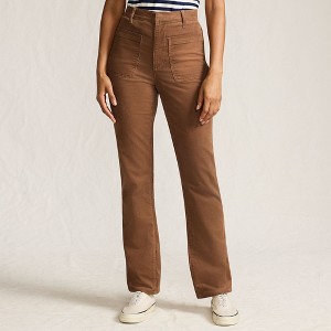 Lands' End Women's Corduroy High Rise Rail Straight Leg Pants - 1 of 4