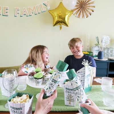 Family Tree Reunion - Fold & Flare Cardstock Centerpieces, 10-Pack