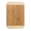 Hastings Home Two-Tone Extra-Thick Eco-Friendly Bamboo Cutting Board With Juice Groove - 18" x 12" - 4 of 4