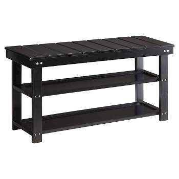 Oxford Utility Mudroom Bench with Shelves - Breighton Home