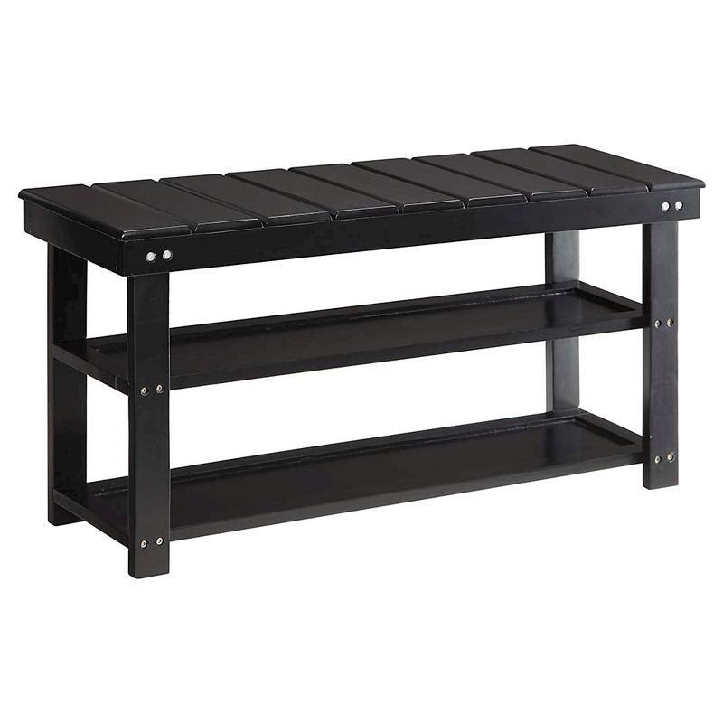 Oxford Utility Mudroom Bench with Shelves - Breighton Home, 1 of 13