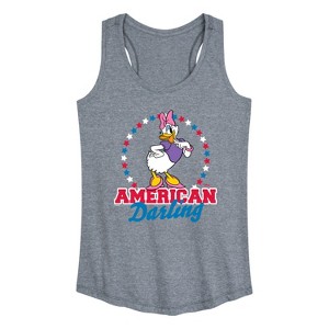 Women's - Disney - American Darling Daisy Graphic Racerback Tank - 1 of 4