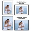 Americanflat 16x22 Picture Frame with Polished Plexiglass - Use as 12x18 Frame with Mat or Display 16x22 Photo Without Mat - Black - 4 of 4