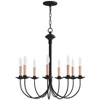 Livex Lighting Heritage 8 - Light Chandelier in  Black - 4 of 4