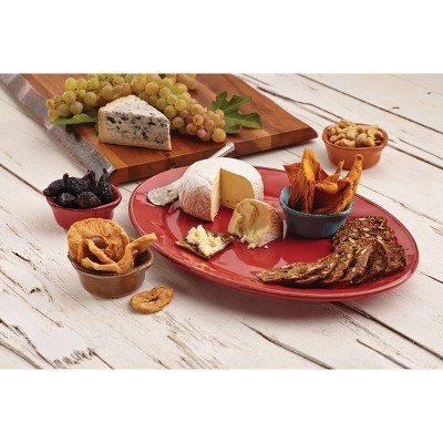 Acacia Wood Rustic Rectangular Cutting Board with Handle
