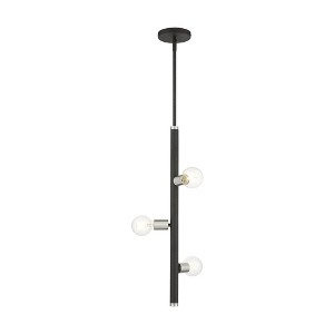 Livex Lighting Bannister 3 - Light Pendant in  Black - 1 of 1