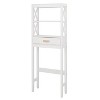 NicBex Over Toilet Storage Cabinet,Bathroom Shelves with Drawer/Doors,Space Saving Bathroom Cabinet with Shelves & Open Storage for Bathroom - 2 of 4