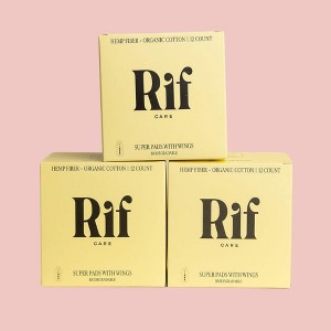 Rif Care Organic Super Pads with Wings- 36 count - 1 of 4