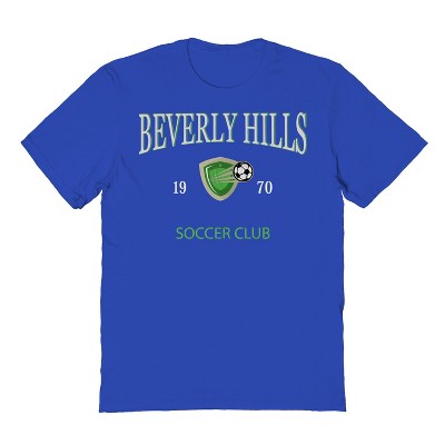 Rerun Island Men's Soccer Club Short Sleeve Graphic Cotton T-Shirt