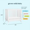 daVinci Otto 3-in-1 Convertible Mini Crib with 4" Mattress - 4 of 4