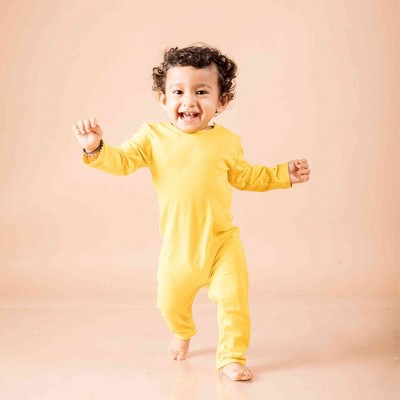Ola! Otter Full Sleeved Romper - Dandelion Yellow