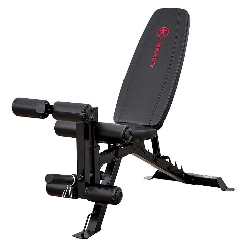 Marcy Deluxe Utility Weight Bench Red black Target