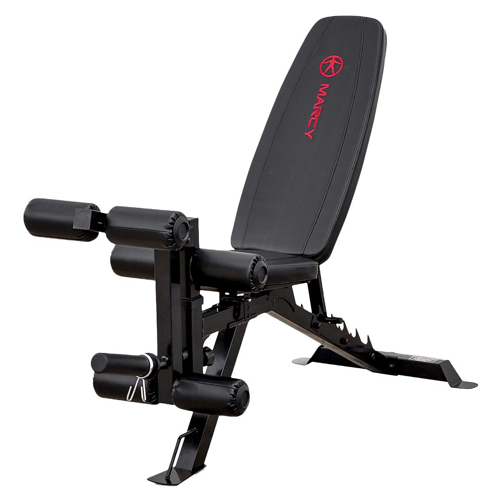 Photos - Weight Bench Marcy Deluxe Utility  - Red/Black 