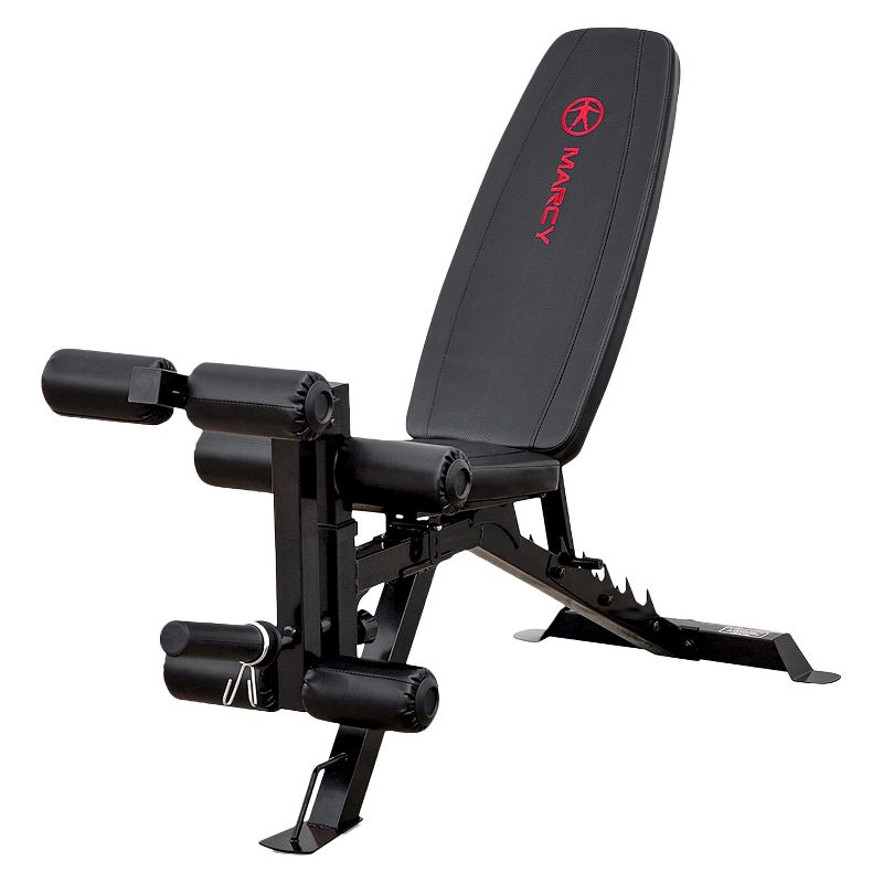 Marcy Deluxe Utility Weight Bench - Red/Black, 1 of 10