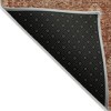 Orange Copper And Terra Cotta Oriental Washable Indoor Outdoor Area Rug - 4 of 4