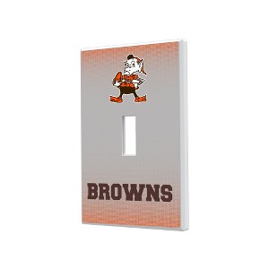 NFL AFC Historic Teams Linen Hidden-Screw Light Switch Plate for Single Toggle - 1 of 4