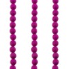 John Bead 90pcs Czech Glass 6mm White Alabaster Velvet Fuchsia Color Round Bead Strands - 2 of 4