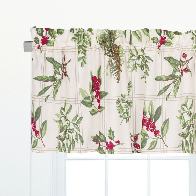 C&F Home Winter Botanical Green Valance Collection, 2 of 5