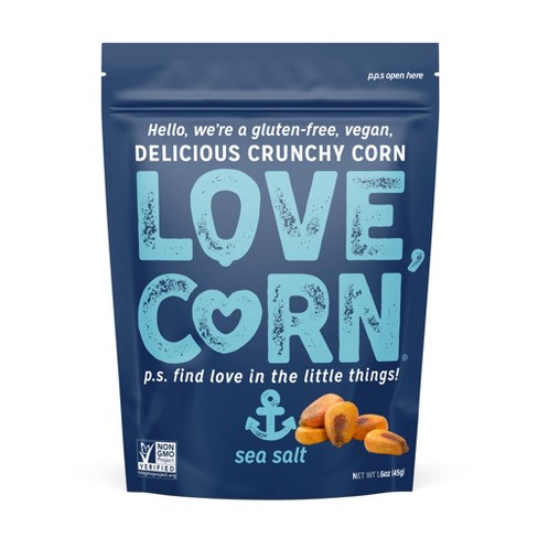 LOVE, CORN Sea Salt Crunchy Corn, 1.6 oz