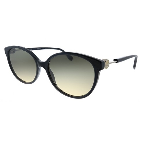 Fendi Women's Cat Eye Sunglasses, Black/Dark Grey, One Size : Fendi:  Clothing, Shoes & Jewelry 