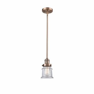 Canton - 1 Light Stem Hung Mini Pendant In Industrial Style-8.5 Inches Tall and 5.25 Inches Wide - 1 of 1