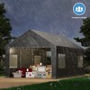 EROMMY 12 Ft X 20 Ft Car Canopy Portable Garage, Gray - 4 of 4
