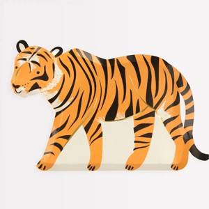 Meri Meri Tiger Plates (Pack of 8) - 1 of 4