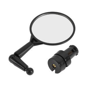 Bike Rearview Mirror 7.5cm Adjustable | Front Handlebar Bike Mirror Black for Bicycle Mountain Road Bike 1Pcs - 1 of 4