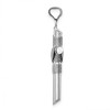 Black Bow Jewelry 14k White Gold Hollow Tube Rope Cross Pendant - 2 of 4