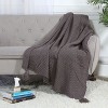 Knit Design Soft Lightweight Throw Blanket - 2 of 4