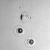 ET2 Lighting Amulet 3 - Light Pendant in  Black/Natural Aged Brass - 3 of 3