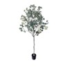 TROPOW Kunstpflanze Eukalyptus, 120 cm Hoch KüNstliche Pflanze Eukalyptus Deko für Drinnen DraußEn, Modern Decor Kunstpflanzen Plastikpflanzen Im - 4 of 4