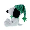 Snoopy from Peanuts in Winter green 8 inch Plush - 3 of 4
