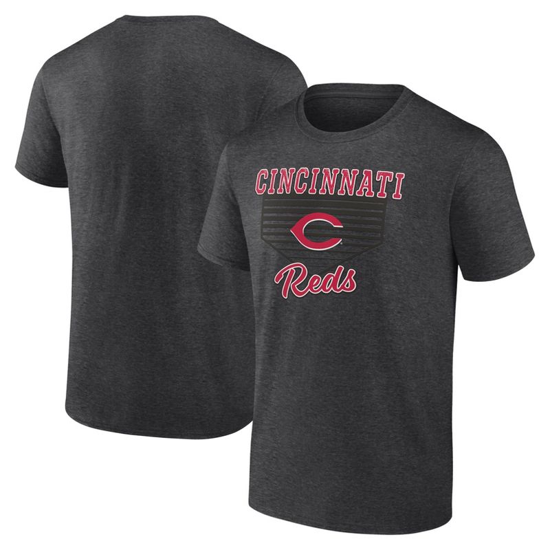 MLB Cincinnati Reds Men's Gray Core T-Shirt, 1 of 4