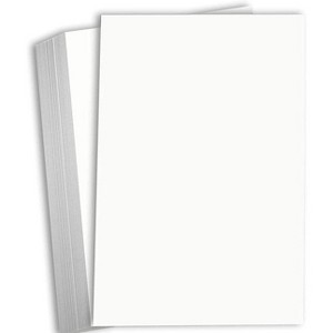 Hamilco White Legal Cardstock Paper 8 1/2" x 14" Card Stock 65lb Cover 25 Pack - 1 of 4