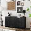 Aubrey 31.5''Hx46''Wx15.75''D Decorative Storage Cabinet With 3 Wooden Doors With Adjustable Shelf Sideboards And Buffets-Maison Boucle - 3 of 4