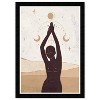 15" x 21" Astral Body Moon and Stars Framed Wall Art Print Black - Wynwood Studio - 3 of 4