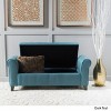 NicBex Modern 50" Storage Bench Wood Accent Stools with Curved Arms for Bedroom and Entryway - 3 of 4