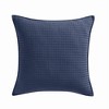 Cannon 20"x20" Heritage Cotton Waffle Decorative Pillow Blue - 2 of 4